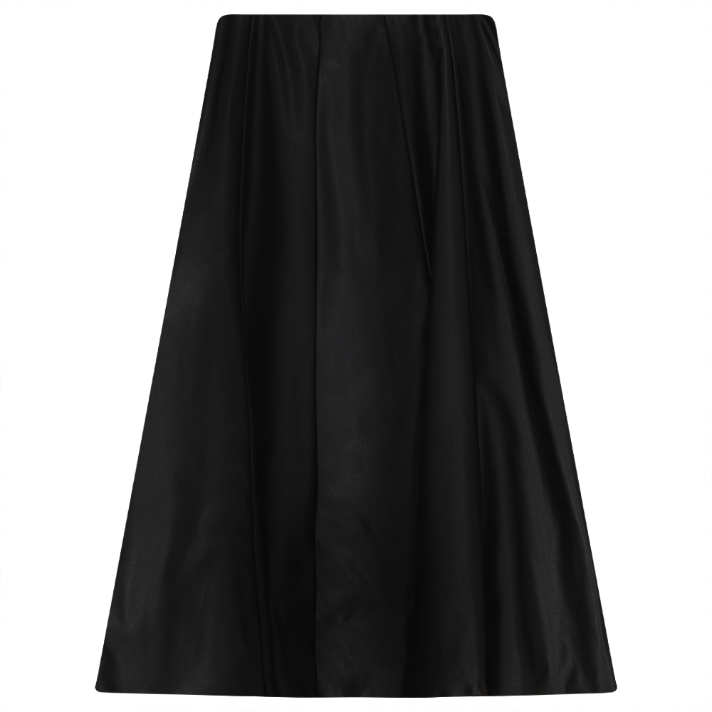 Vertical Panelled Skirt Black