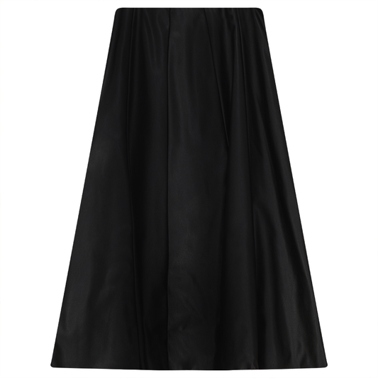 Vertical Panelled Skirt Black