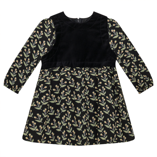 Dress with Insert Vest