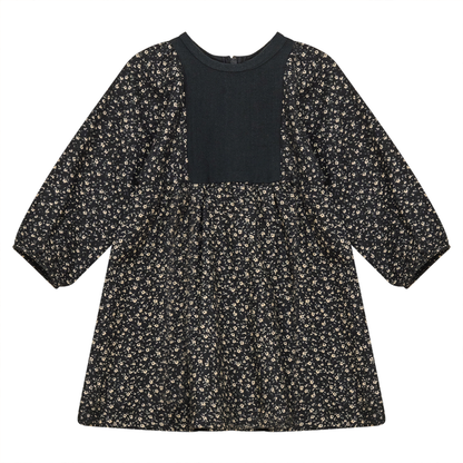 Dress with Insert at Top Black