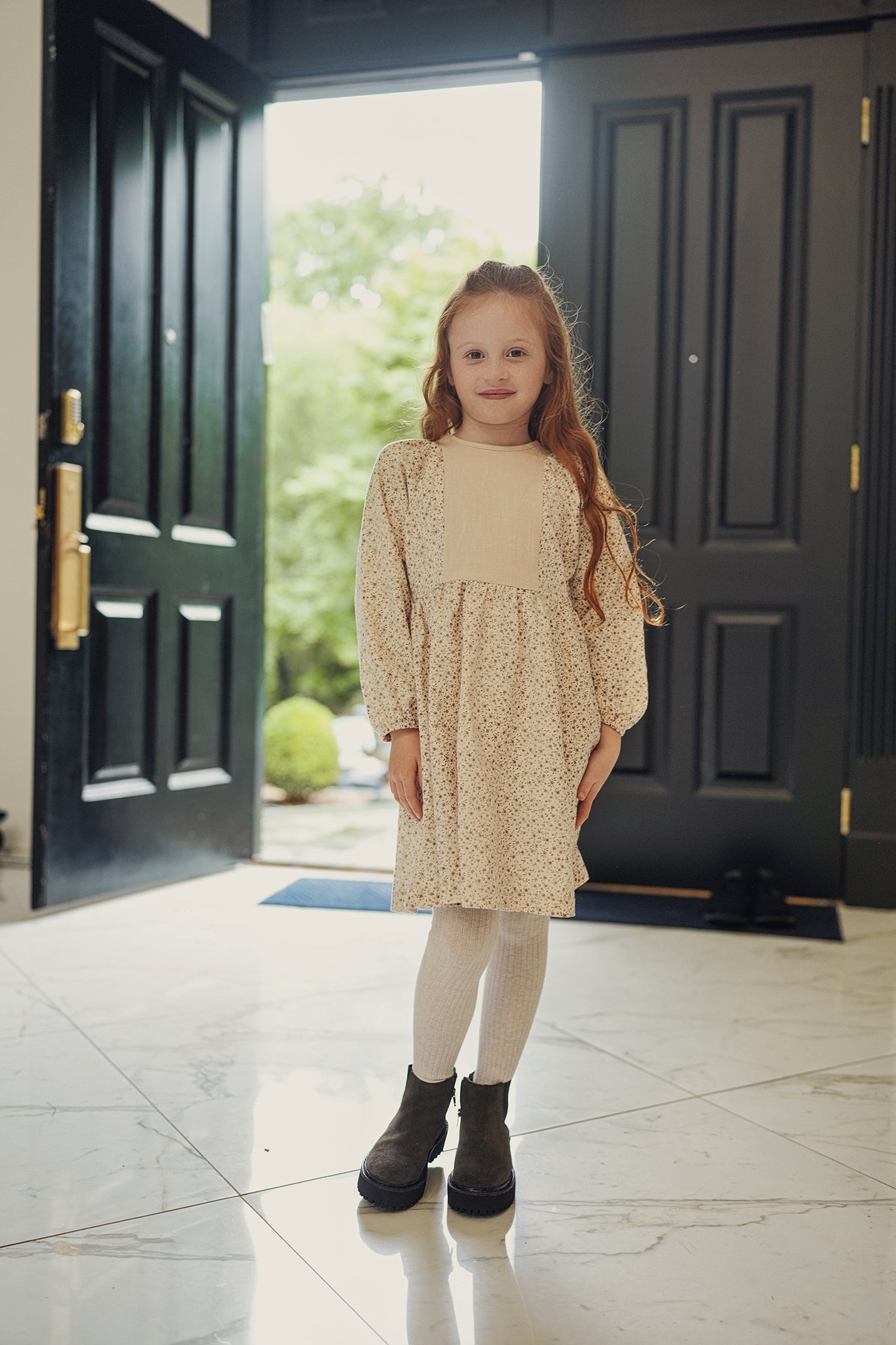 Dress with Insert at Top