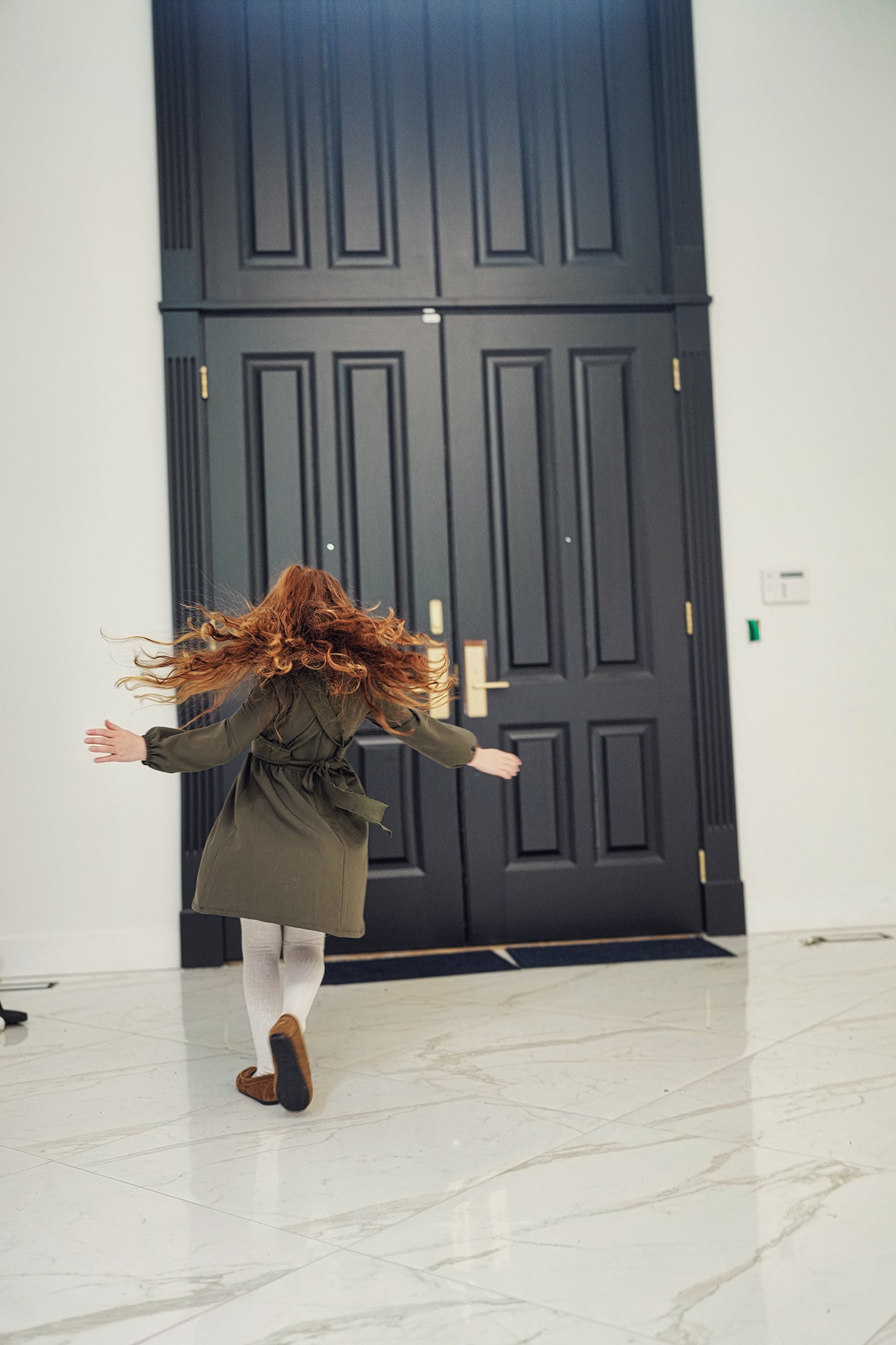 Dress with Knit Vest