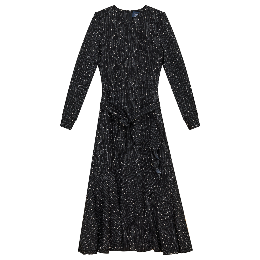 Cream Print Dress Cream Print