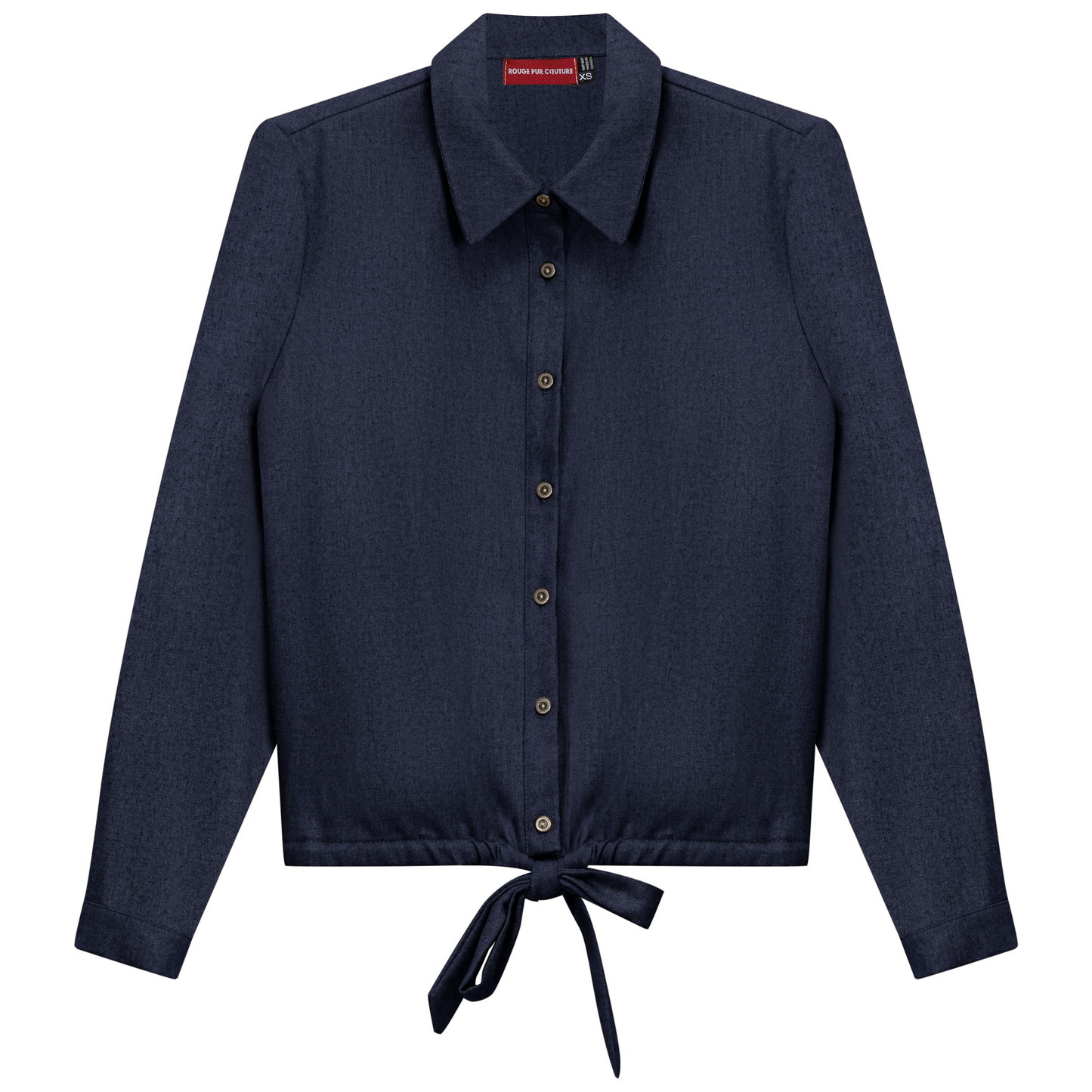 Button Down Top Navy