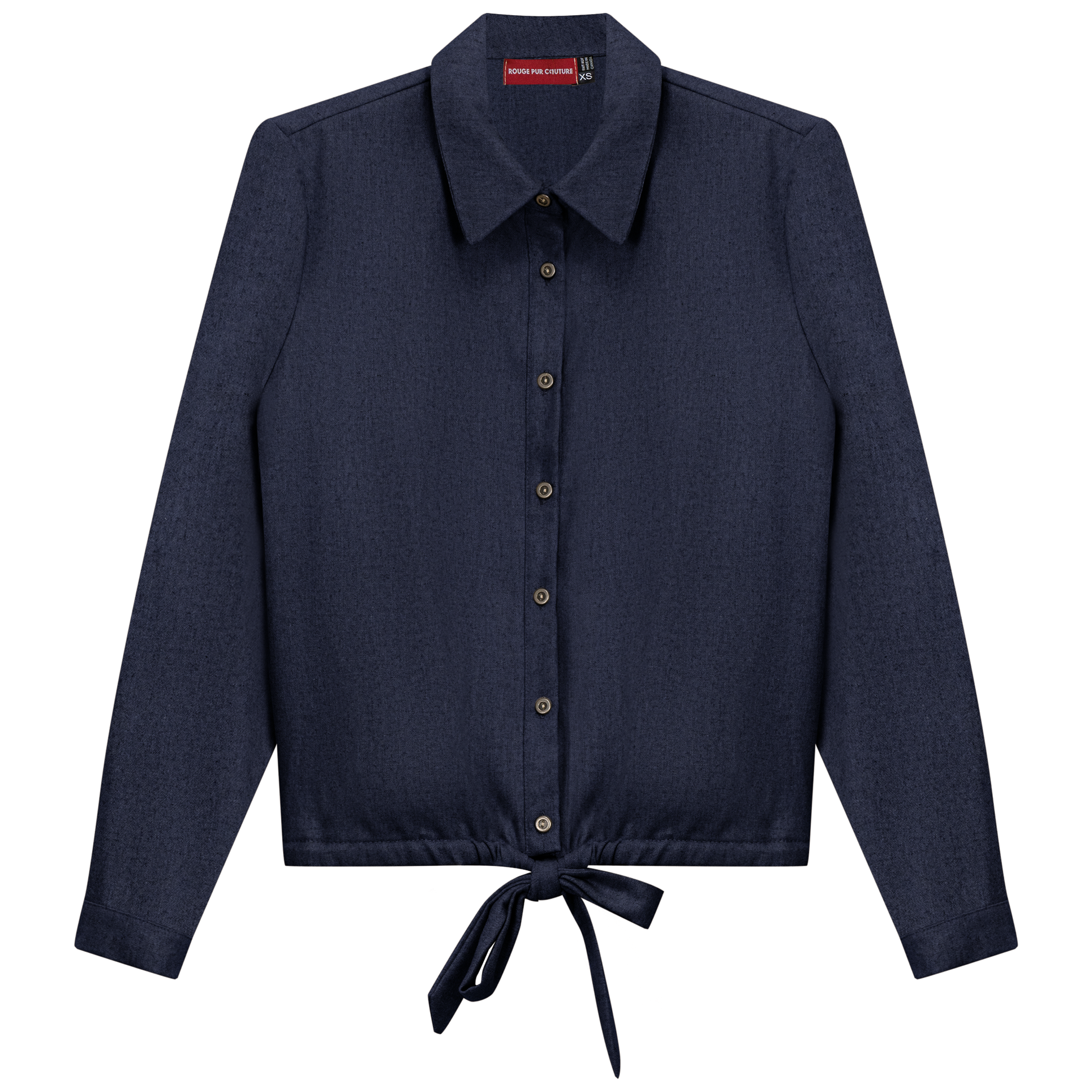 Button Down Top Navy