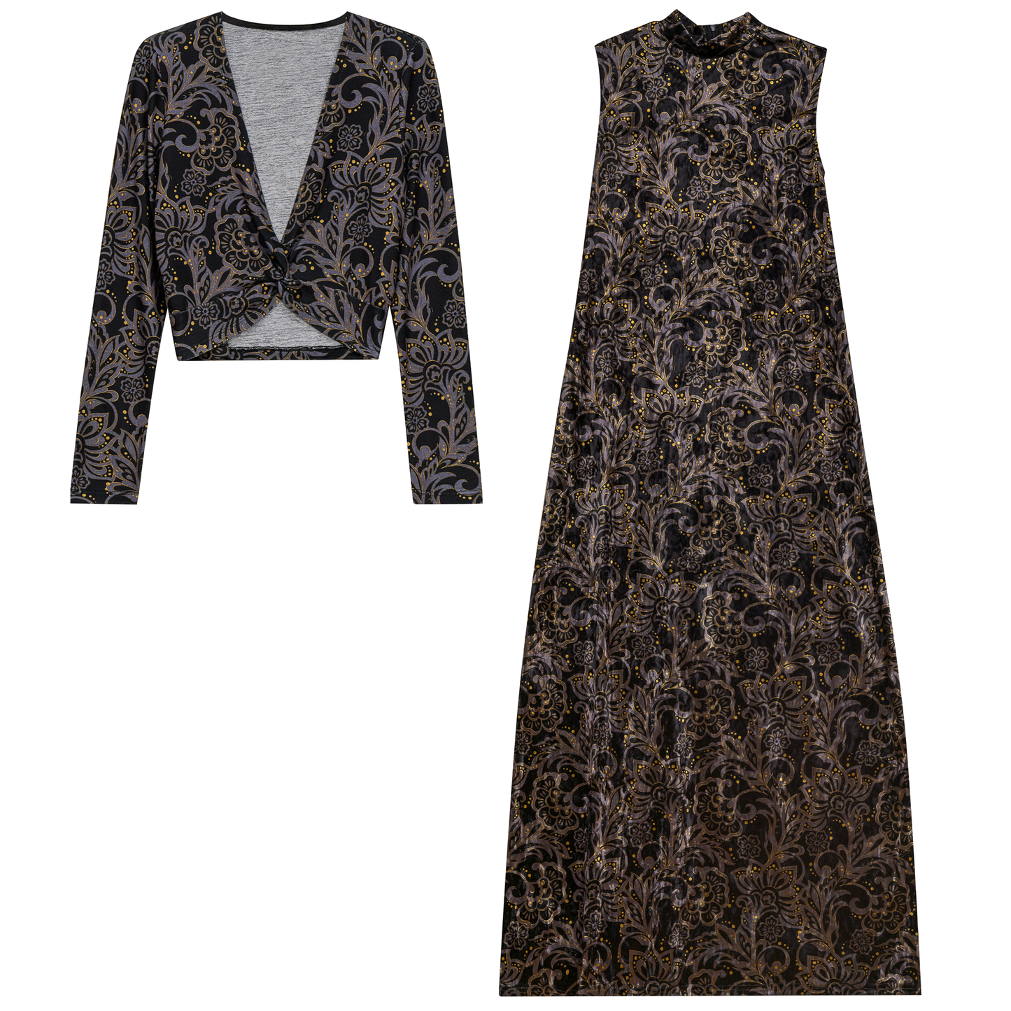 Printed Jumper Set Print