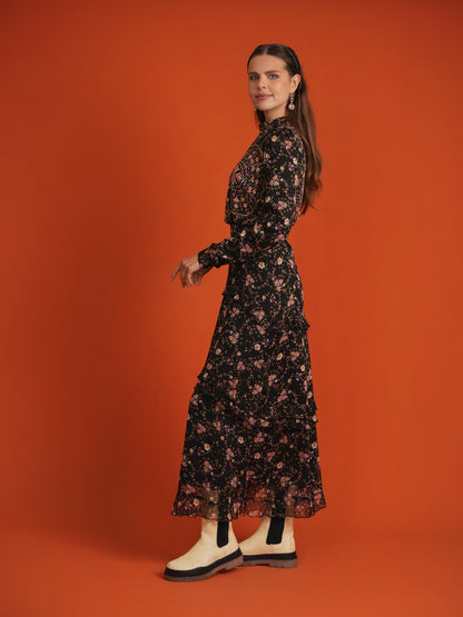 Tiered Ruffled Dress