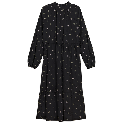 Floral Print Dress Black Floral