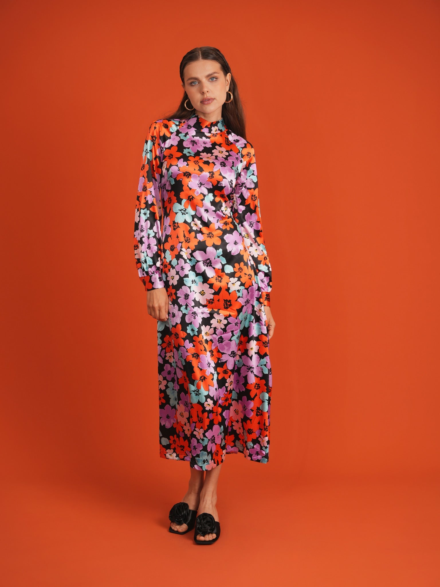 Multi Floral Woven Dress