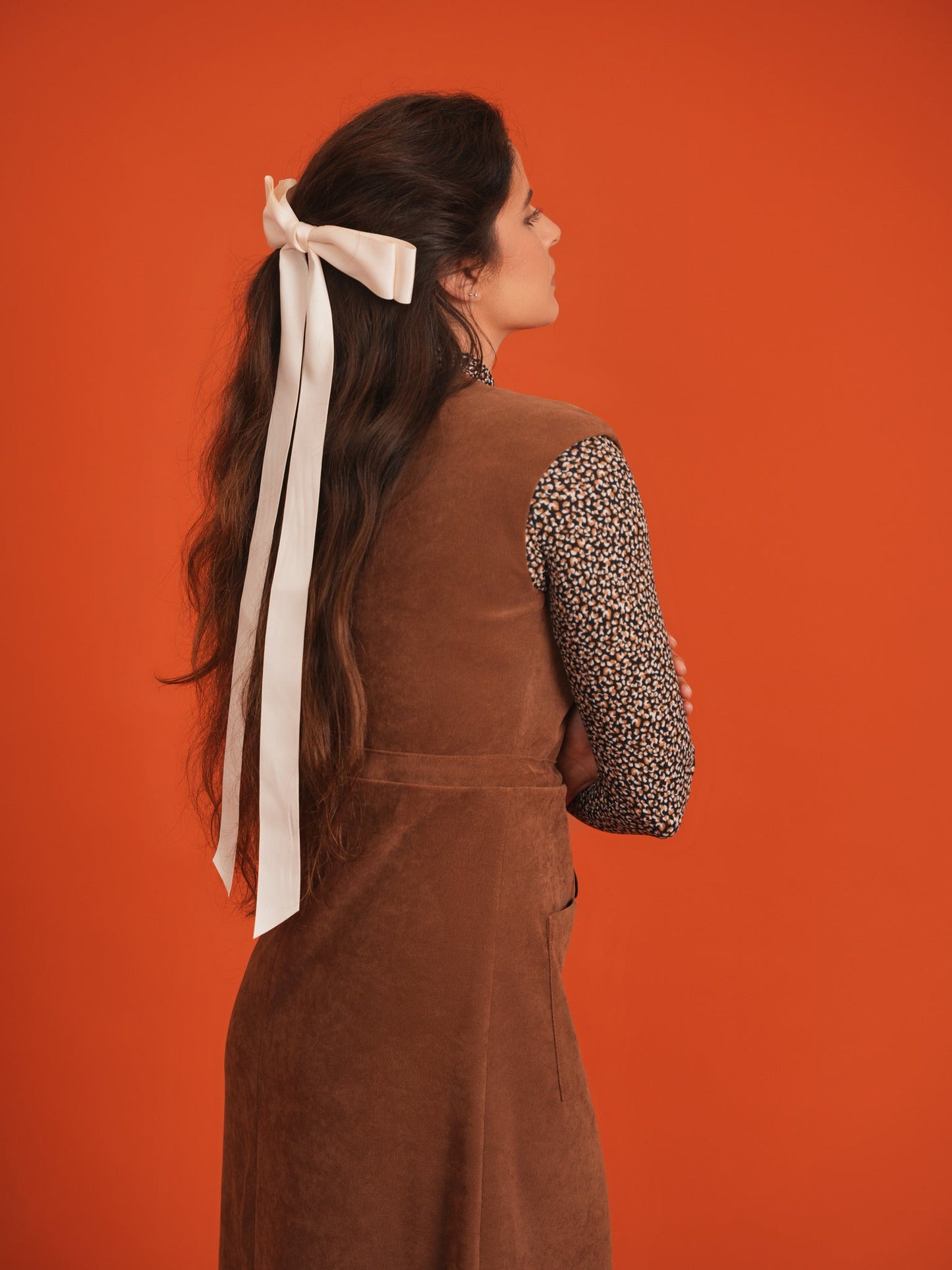 Suede Jumper with Pockets