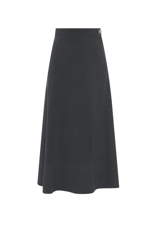 Paneled Skirt Charcoal