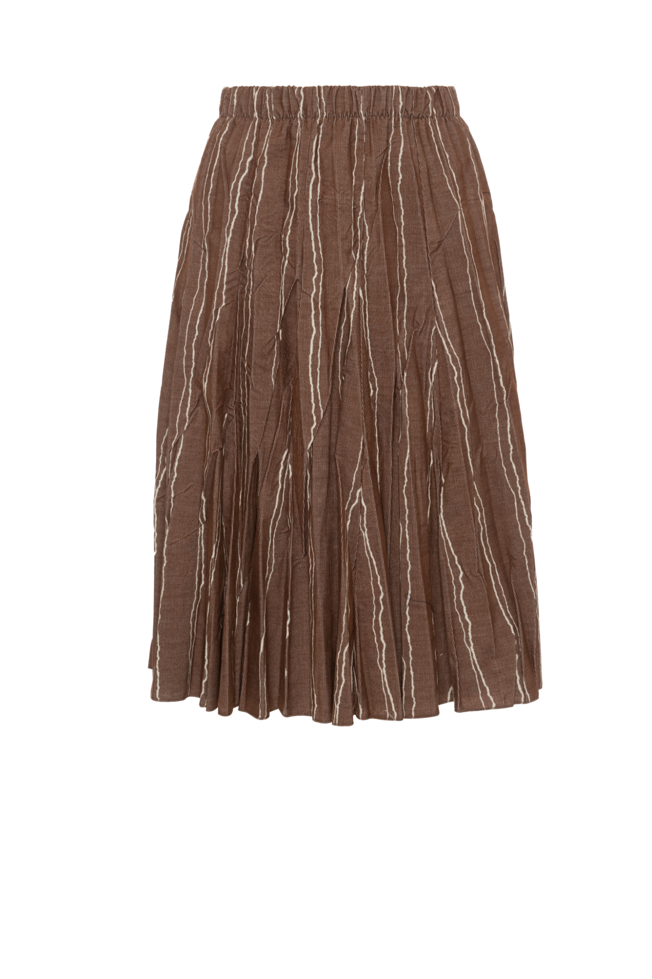 Sunburst Pleated Skirt Beige