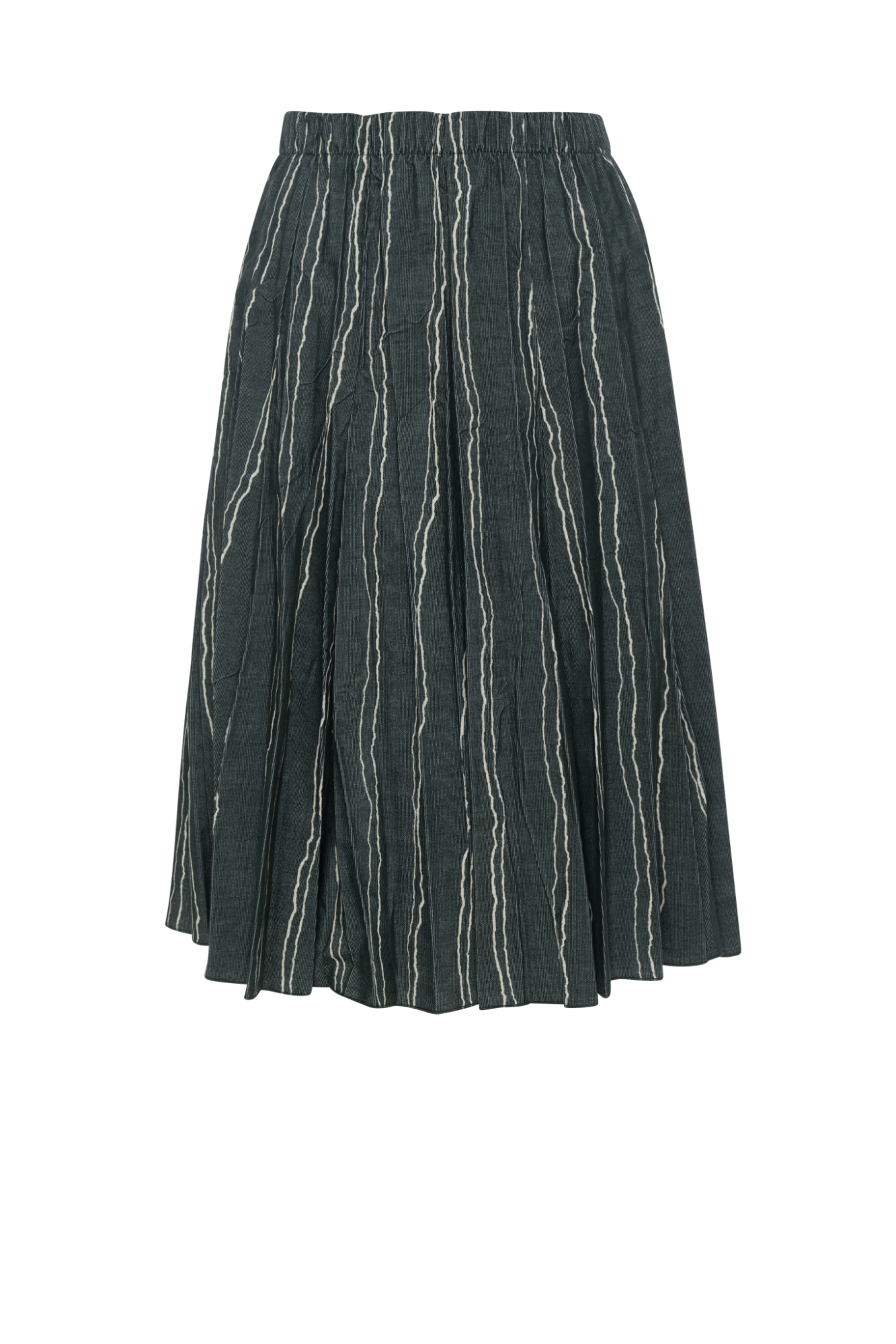 Sunburst Pleated Skirt Green