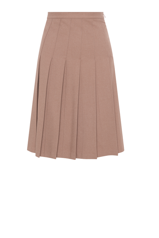 Knife Pleated Skirt Pink