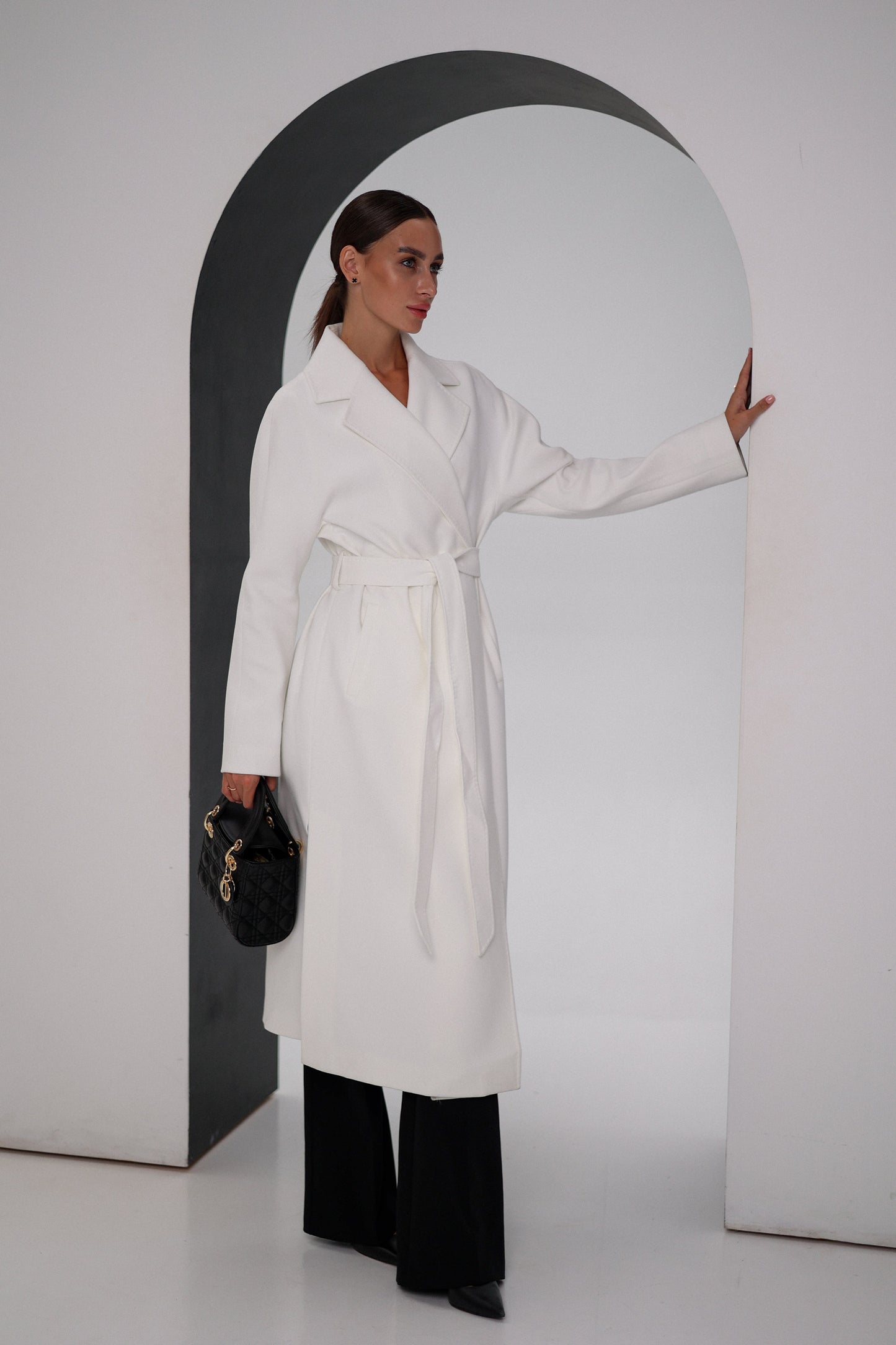 Cambridge Comfort Wraparound Wool Cashmere Coat