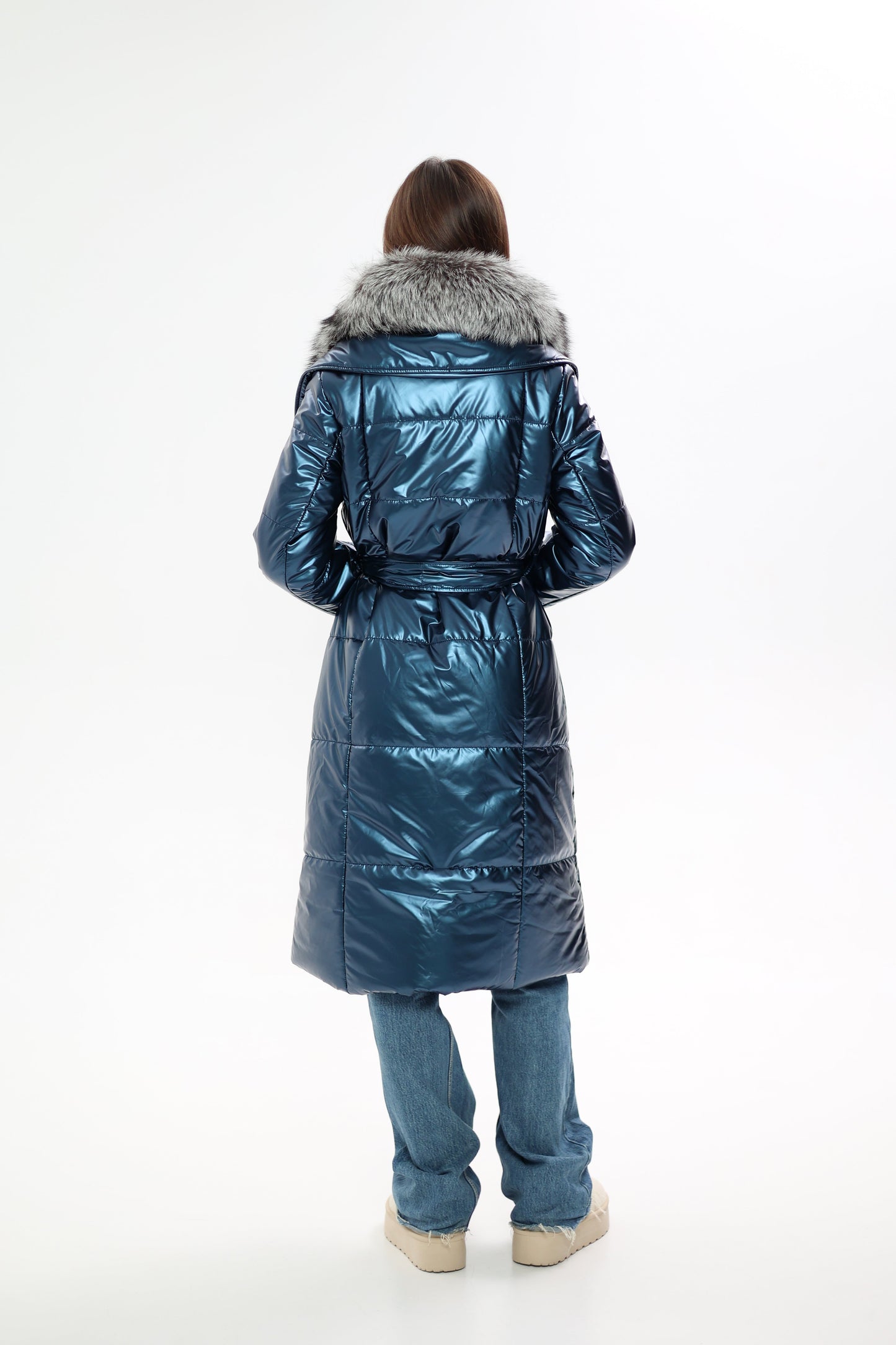 Genuine Silver Fox Fur Freudenberg Comfortemp® Coat