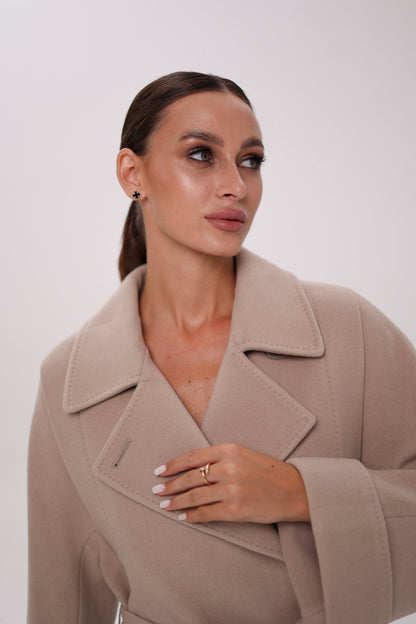 Florence Classic Cashmere Wool Blend Overcoat