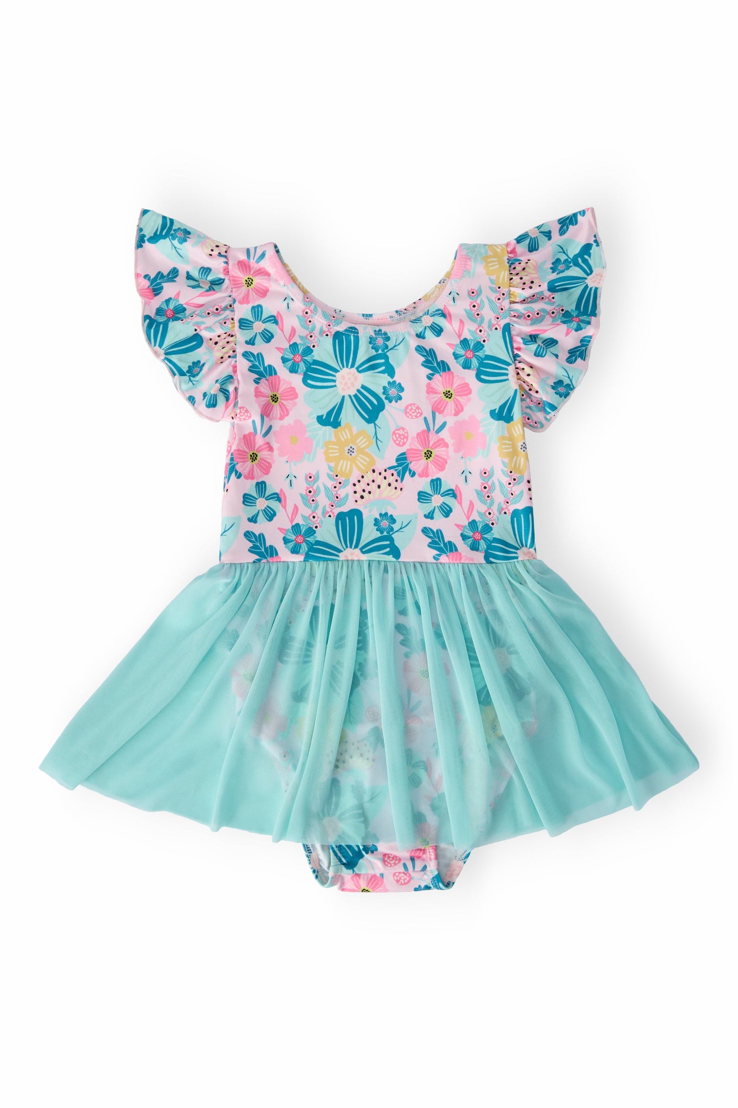 Floral Garden S/S Twirl Leotard