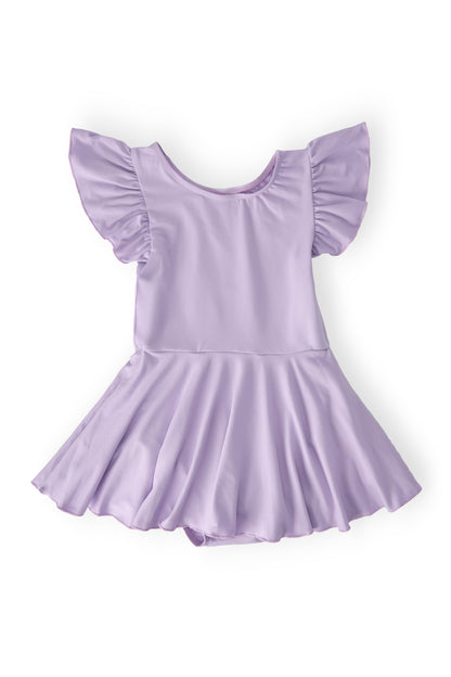 Lavender S/S Twirl Leotard