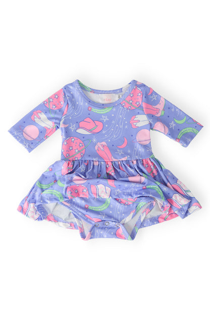 Neon Moon 3/4 Sleeve Twirl Bodysuit