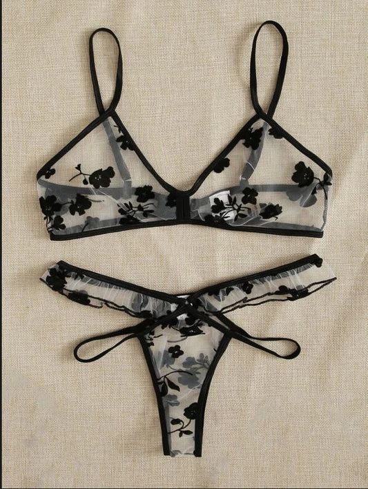 Arrival Products Sexy Underwear Sexy See-through Underwear Two-Piece