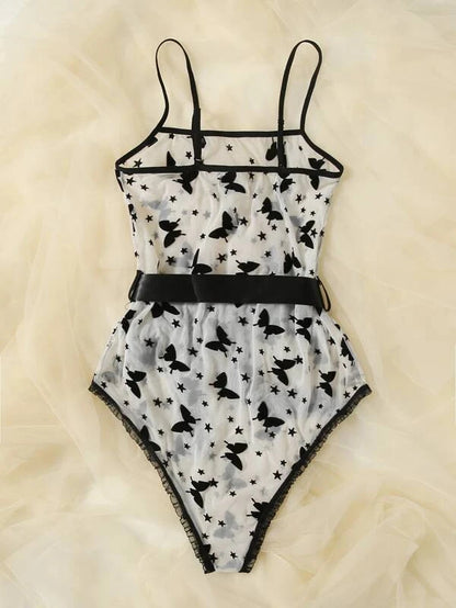 Sexy Lingerie Black Simple Women Lace Sexy See-through Sexy