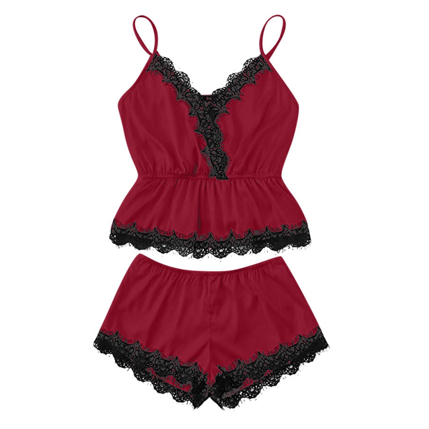 Sexy Lingerie Sexy Lace Sling Three Point Wrapped Chest Lace Sexy Sleepwear Suit