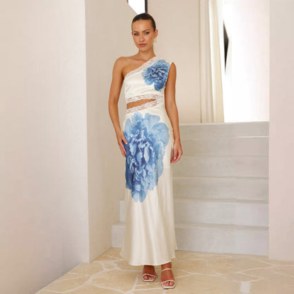 Summer Dress Women Sleeveless Dress Slim Fit Sexy Tube Top Strappy Midi Dress