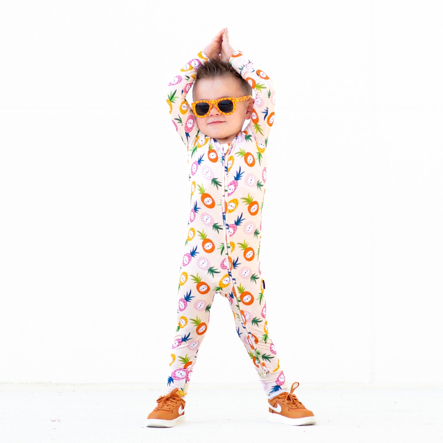 ZIP ROMPER - Kawaii Pineapple