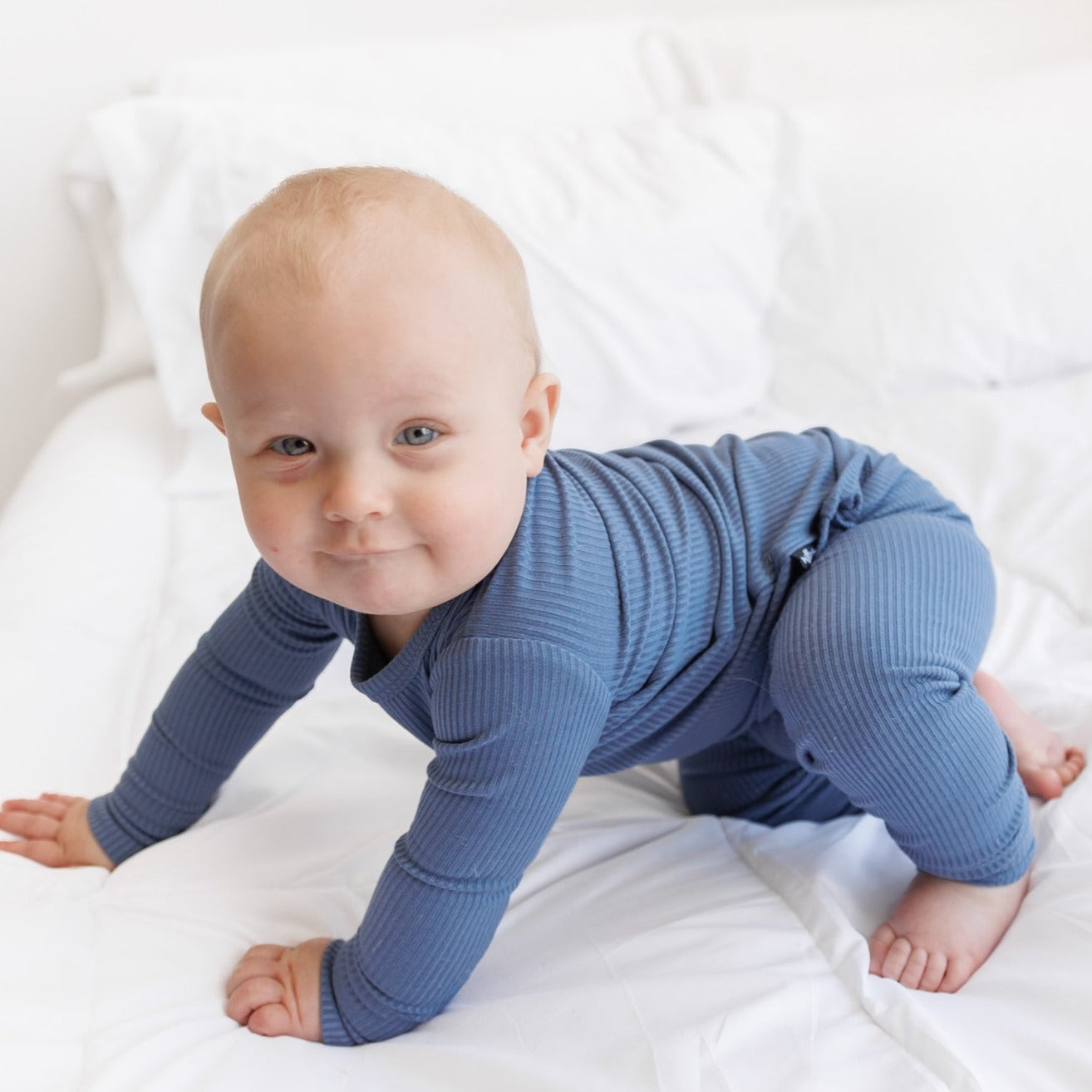 LONG SLEEVE 2 PIECE SETS- Arctic Ribbed