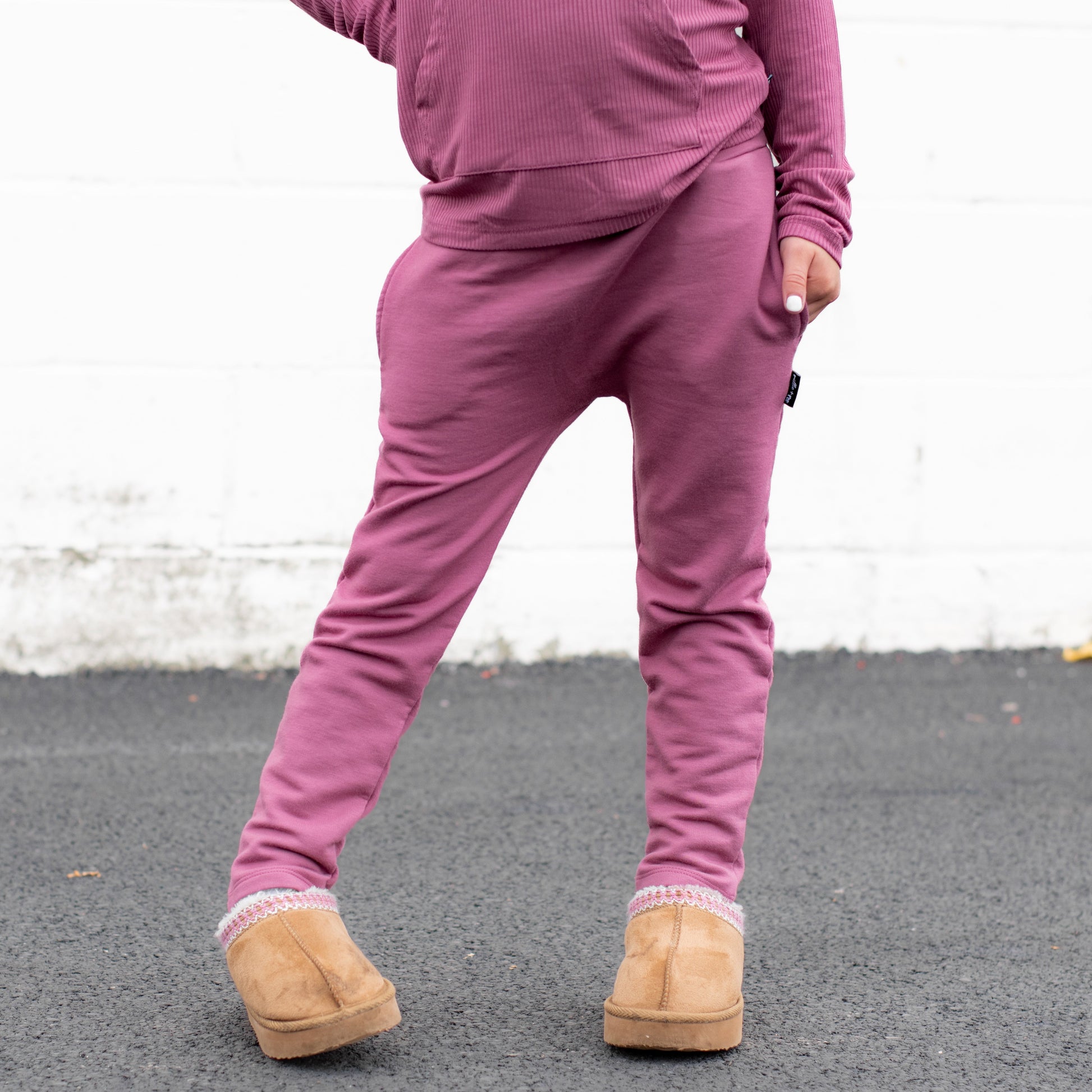 HAREM PANTS- Mauve