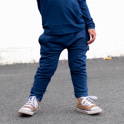 HAREM PANTS- Navy