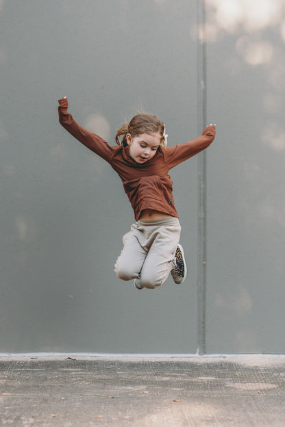 HAREM PANTS- Mushroom