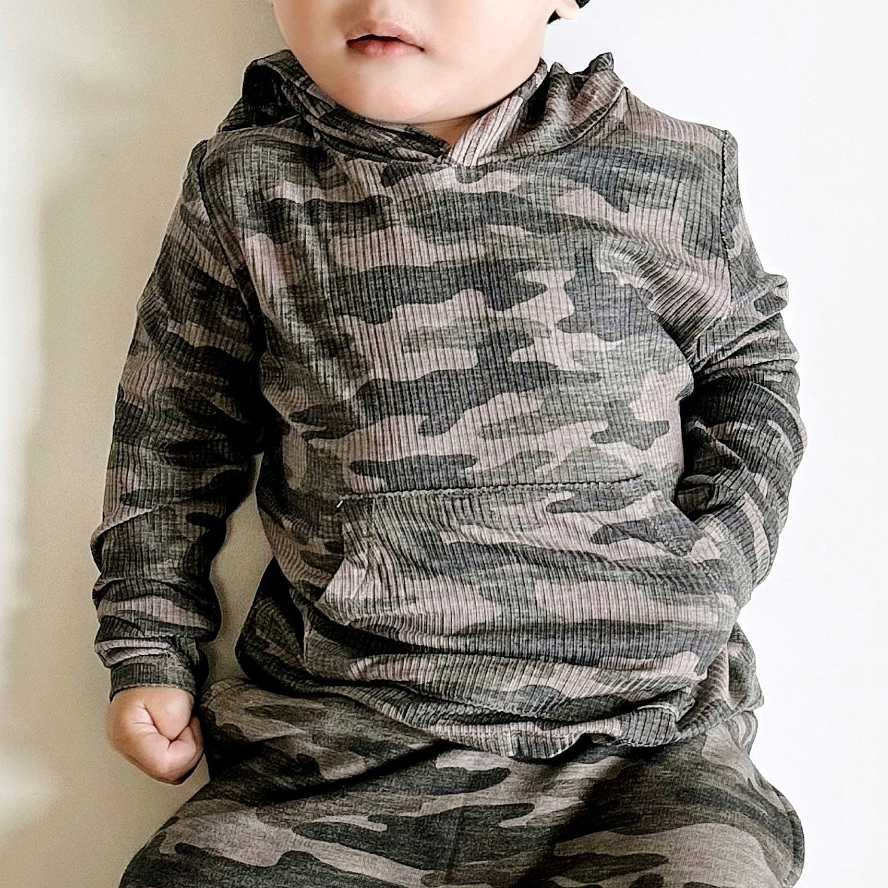 LONG SLEEVE HOODIE- Chris Camo