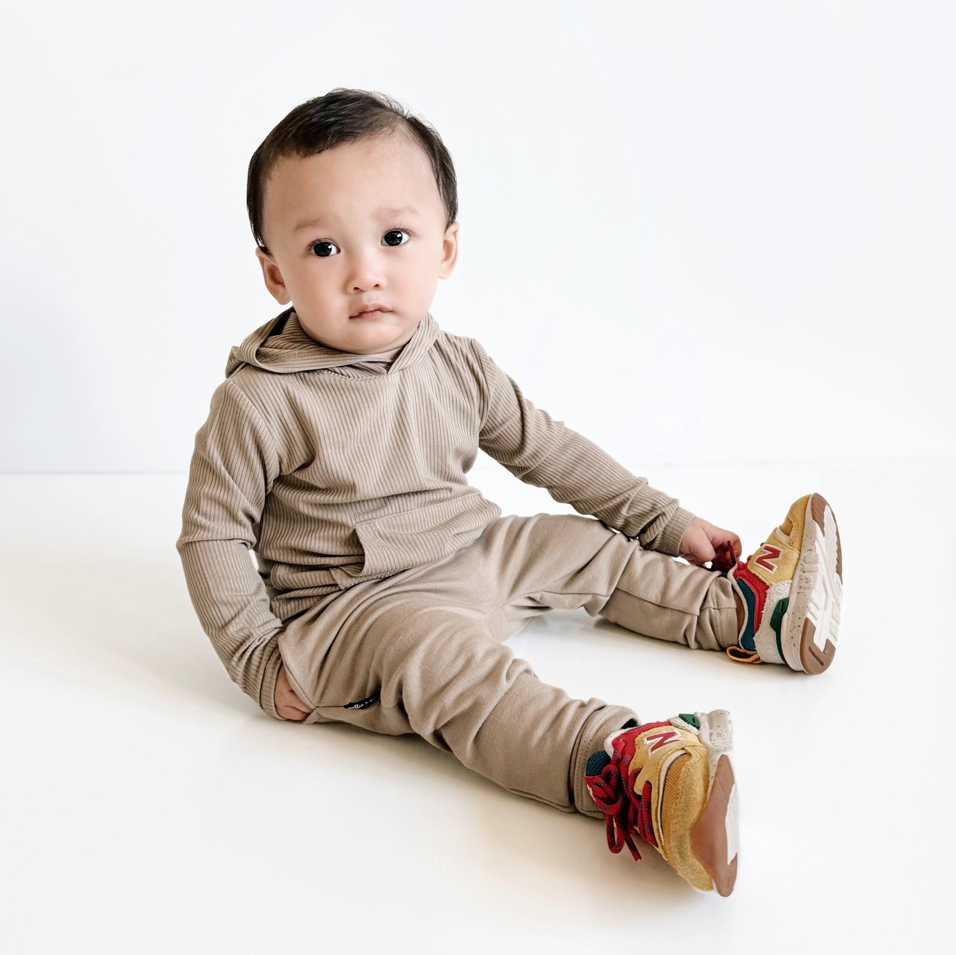 HAREM PANTS- Mushroom