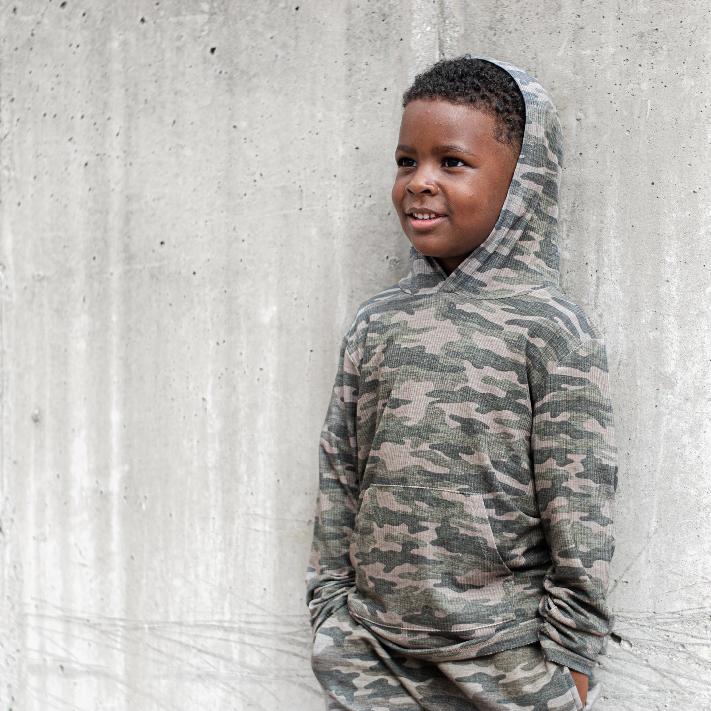 LONG SLEEVE HOODIE- Chris Camo