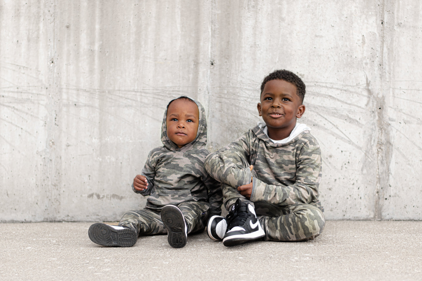 LONG SLEEVE HOODIE- Chris Camo