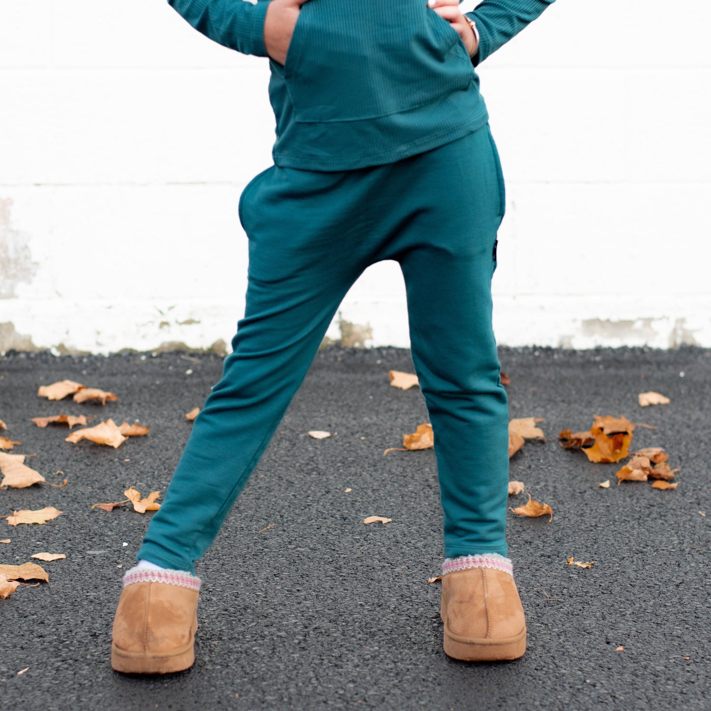 HAREM PANTS- Peacock