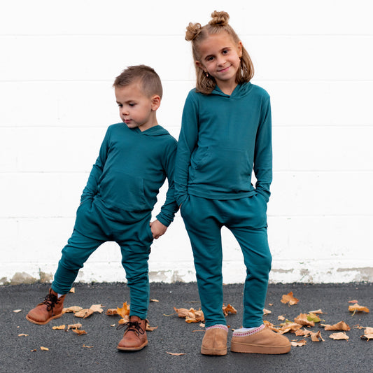 HAREM PANTS- Peacock