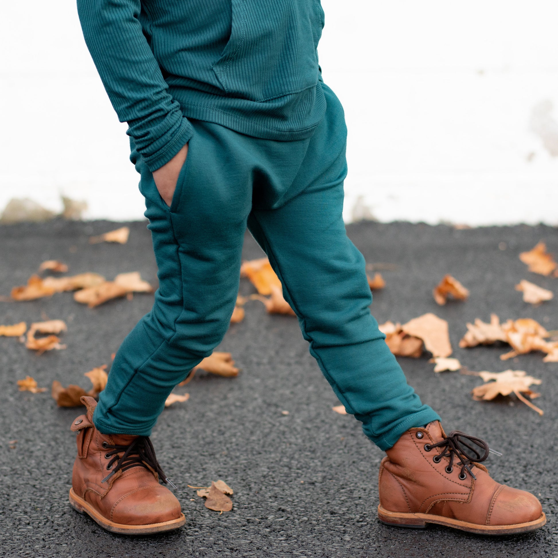 HAREM PANTS- Peacock