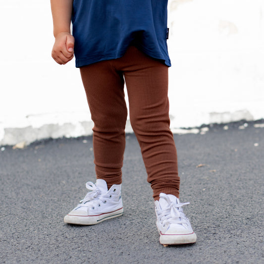 BAMBOO RIB LEGGINGS- Sienna