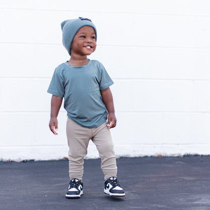 BAMBOO BASIC TEE- Slate