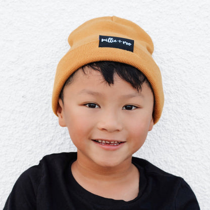 BAMBOO CUFF BEANIE- Honey Mustard