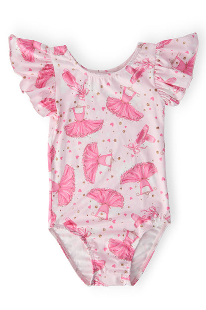 Pirouette S/S Flutter Sleeve Leotard