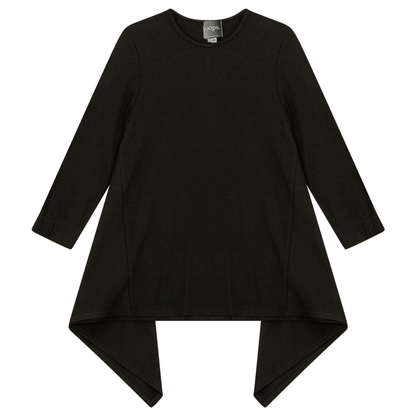 2PC Set Handkerchief Top With Maxi Straight Skirt