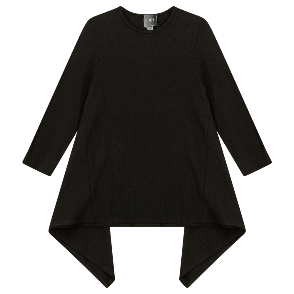 2PC Set Handkerchief Top With Maxi Straight Skirt