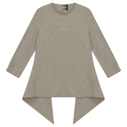 2PC Set Handkerchief Top With Maxi Straight Skirt