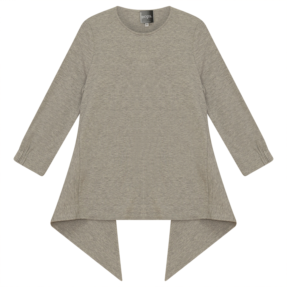 2PC Set Handkerchief Top With Maxi Straight Skirt