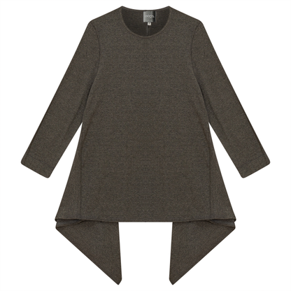 2PC Set Handkerchief Top With Maxi Straight Skirt