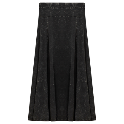 Ladies Denim Stretch Long Skirt